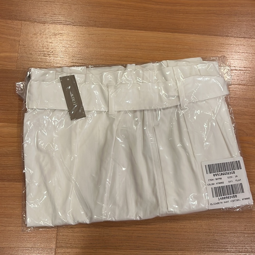 J.Crew Tie-waist ripstop cotton pant - Picture 2 of 4